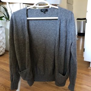 Aritzia Babaton Grey Cardigan